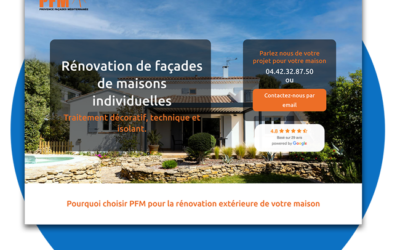 Refonte du site vitrine de PFM