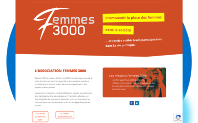 Refonte du site internet de Femmes 3000